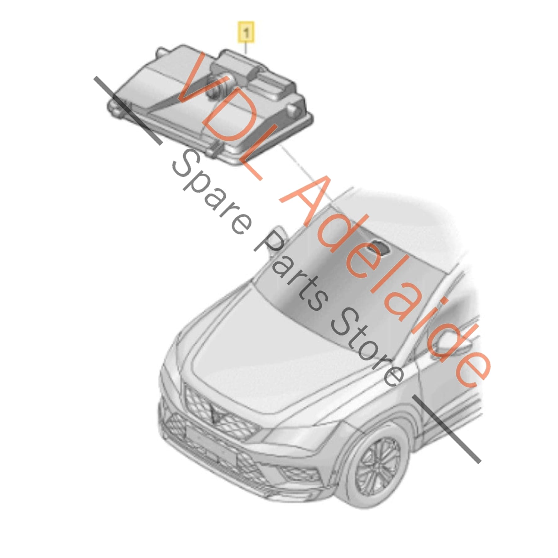 2Q0980653D    GENUINE OEM Lane Keeping Camera Driver Assistance Cupra Ateca VW Passat B8 Tiguan MK2 T-ROC Audi A1 Q3 RSQ3 2Q0980653D