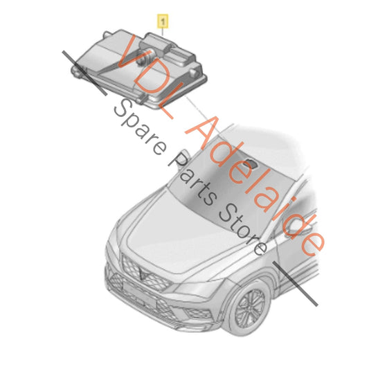 2Q0980653D    GENUINE OEM Lane Keeping Camera Driver Assistance Cupra Ateca VW Passat B8 Tiguan MK2 T-ROC Audi A1 Q3 RSQ3 2Q0980653D