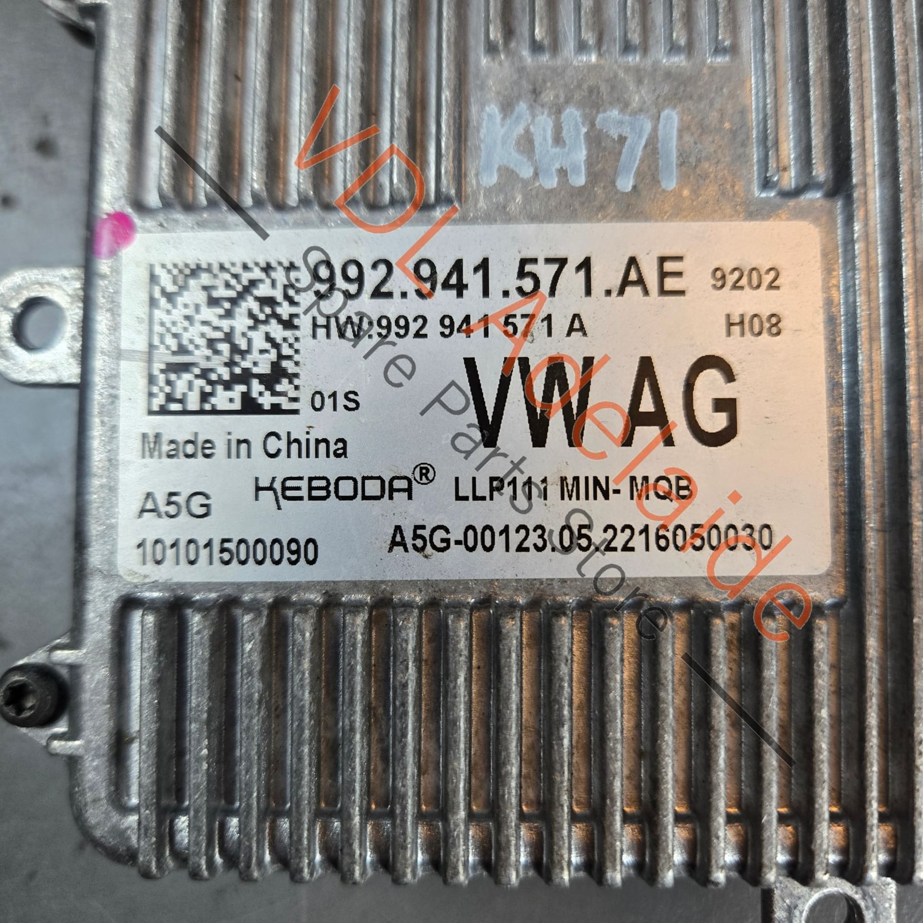 992941571AE    Porsche Audi Cupra Headlight Control Module 992941571AE
