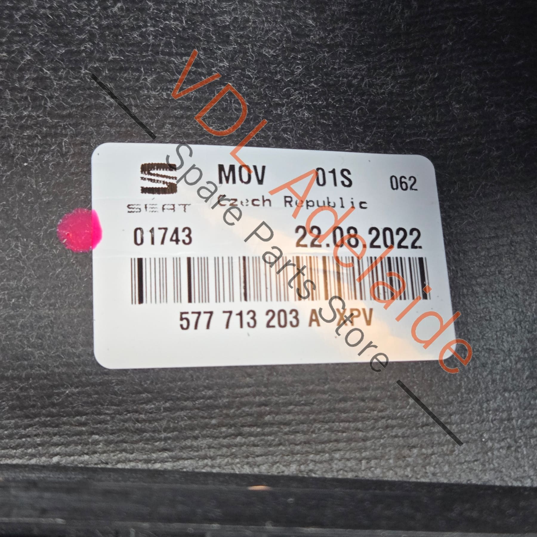 577713203AXPV 577713203A   Cupra Ateca Leather Gear Shifter Knob Handle Grip 577713203A XPV 577713203AXPV