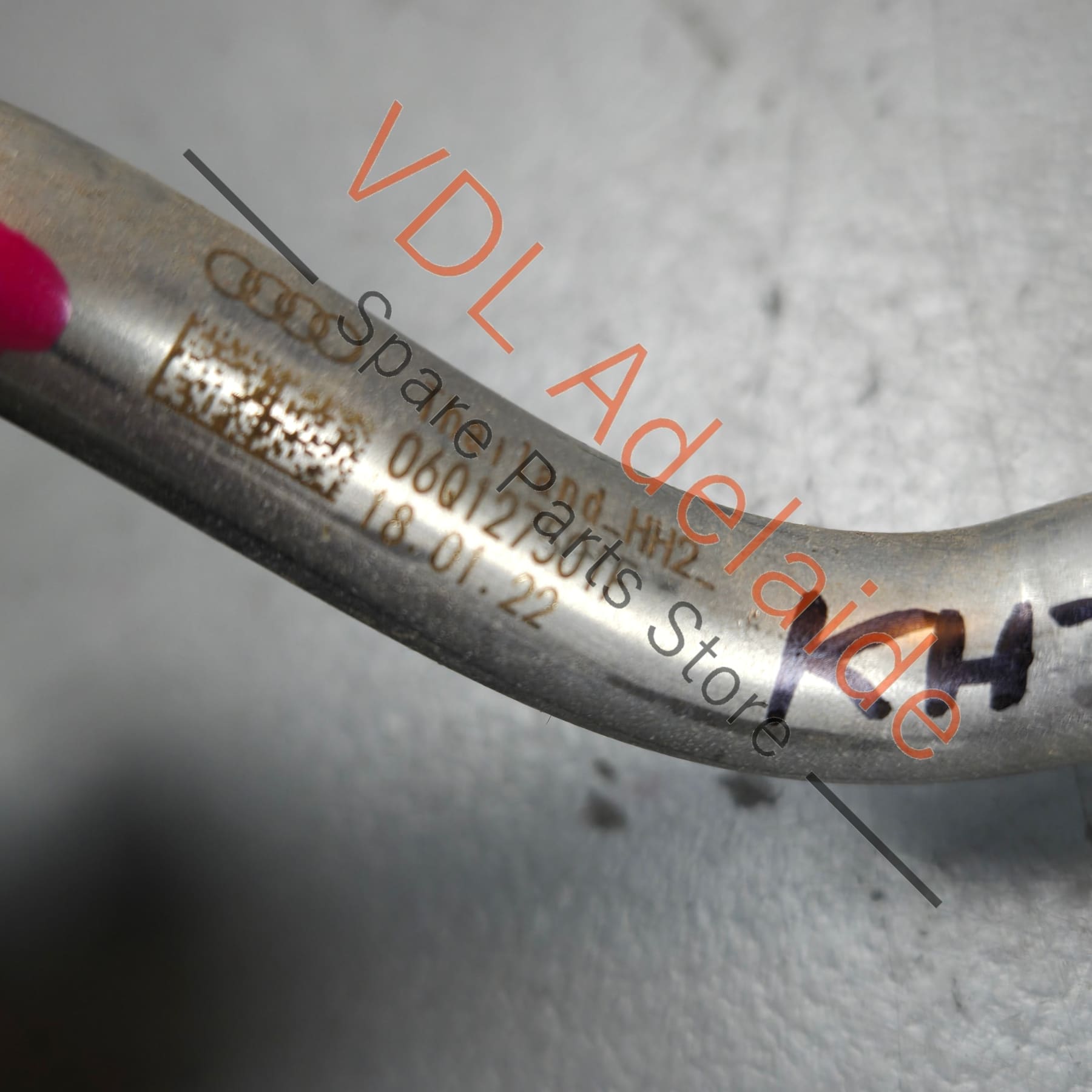 06!906501F    VW Golf R MK8 Audi S3 8Y High Pressure Fuel Pump Pipe Stainless Steel 06F906501F