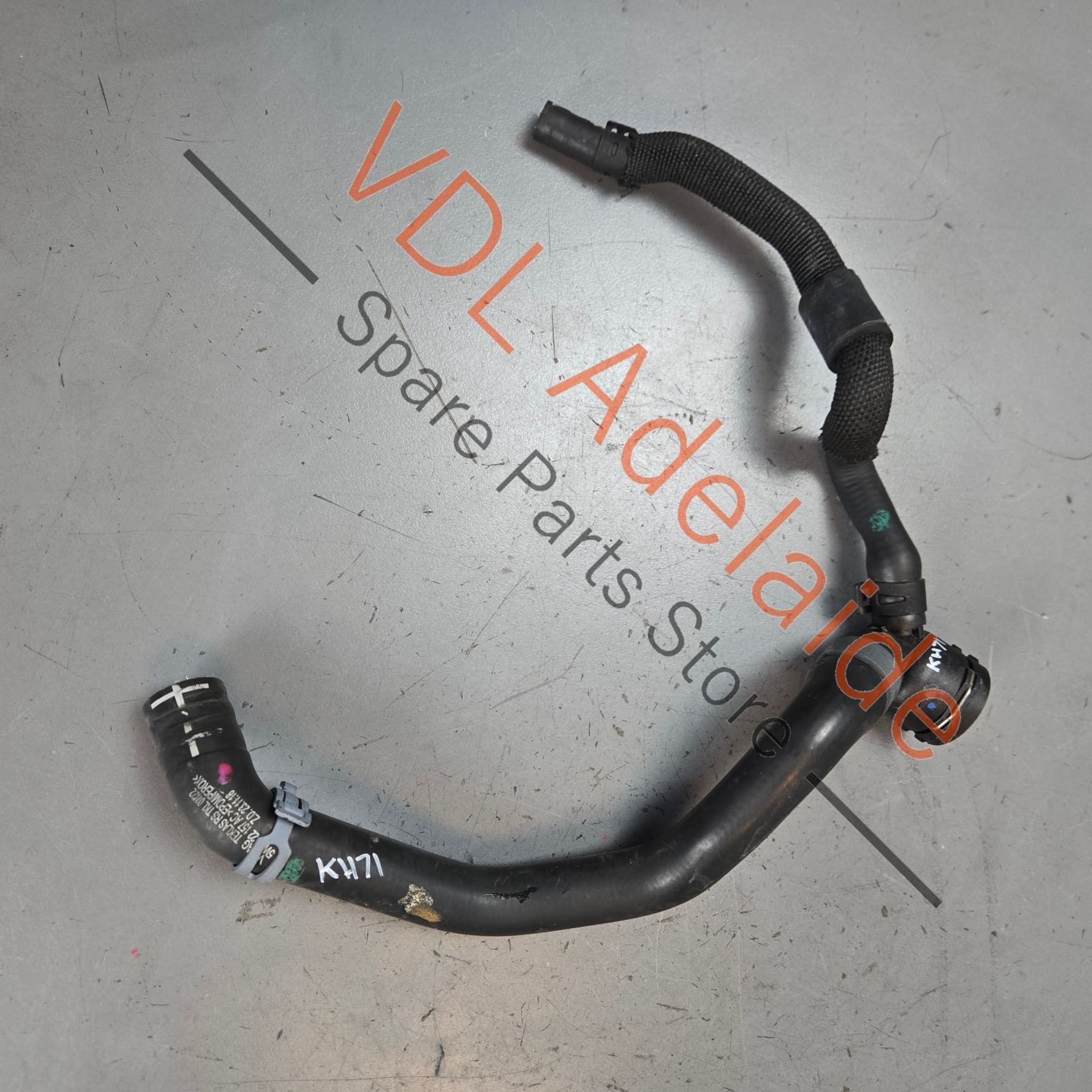 5WA122157AC    VW Audi Cupra Heater Hose with Coupling on Firewall 5WA122157AC