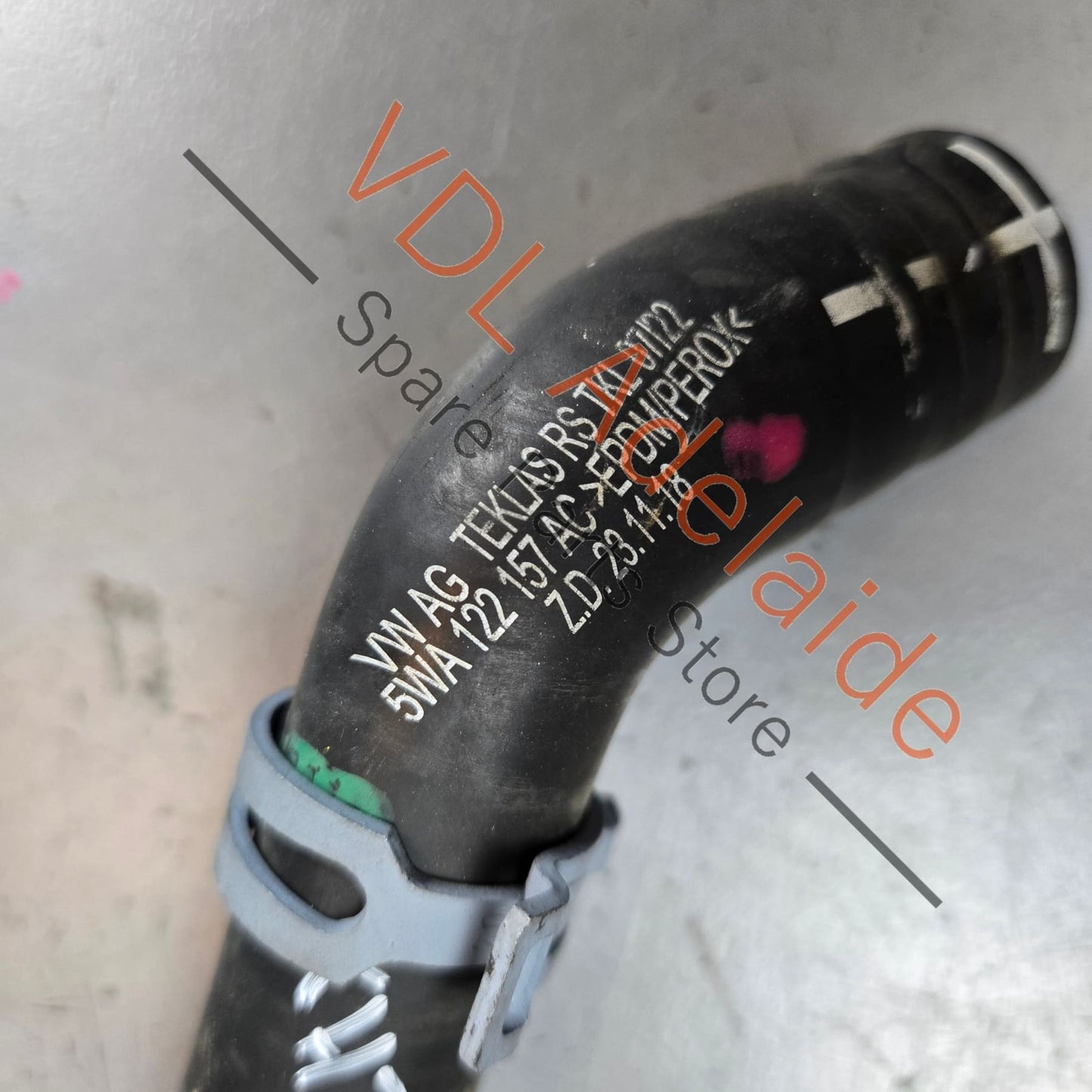 5WA122157AC    VW Audi Cupra Heater Hose with Coupling on Firewall 5WA122157AC