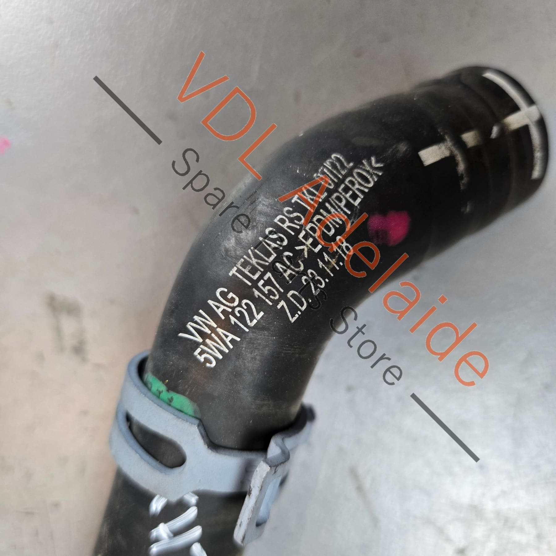 5WA122157AC    VW Audi Cupra Heater Hose with Coupling on Firewall 5WA122157AC