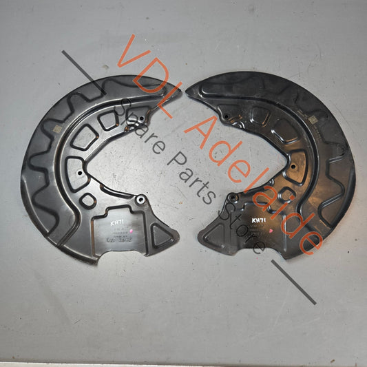 5Q0615311F 5Q0615312F   VW Golf R Audi S3 Cupra Ateca Front Brake Stone Guard set pair for 340mm rotor
