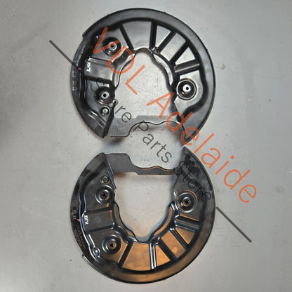 5Q0615611F 5Q0615612F   VW Golf R Audi S3 Cupra Ateca Pair of 310mm Rear Brake Dust Shields 5Q0615611S 5Q0615612S