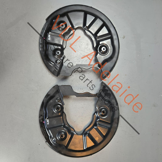 5Q0615611F 5Q0615612F   VW Golf R Audi S3 Cupra Ateca Pair of 310mm Rear Brake Dust Shields 5Q0615611S 5Q0615612S