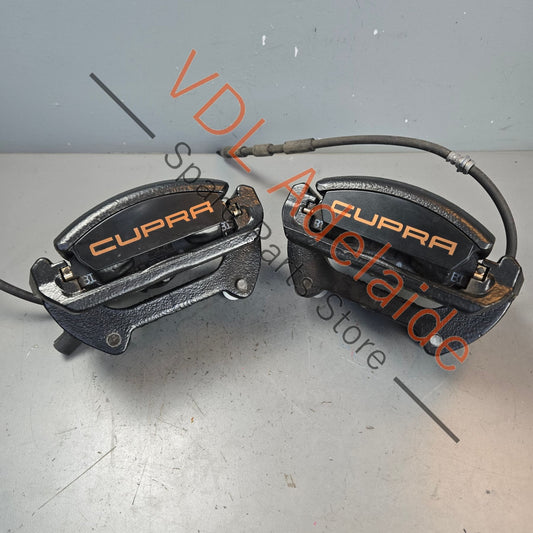 5FA615124 5FA615123   Cupra Front Brake Caliper Pair Set suit 340mm rotors Also Same as Golf R Audi S3 5FA615123 5FA615124
