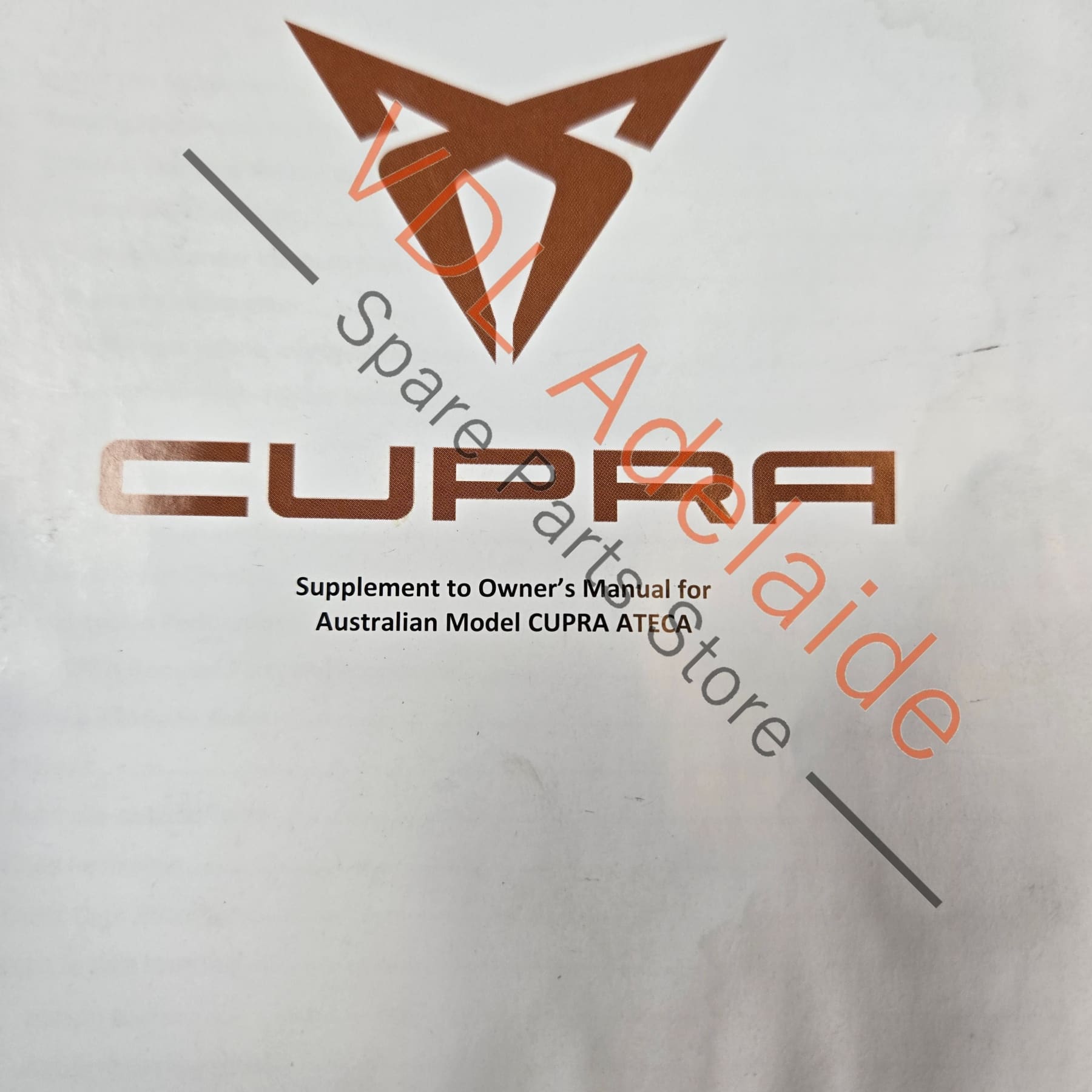     Cupra Ateca Set of Owners Books Manuals