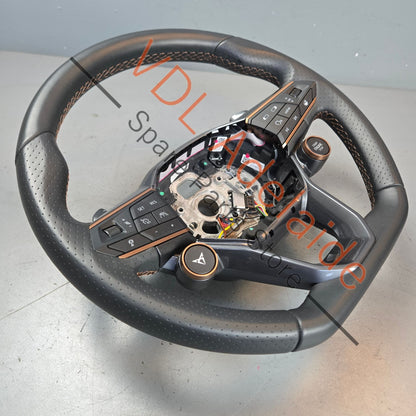 5FA419091FTXEY 5FA919719ADRZF   Cupra Leather Sport Flat Bottom Steering Wheel with Multifunction button set 5FA419091FT XEY