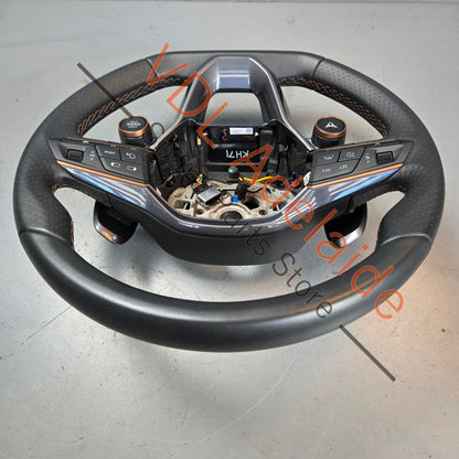 5FA419091FTXEY 5FA919719ADRZF   Cupra Leather Sport Flat Bottom Steering Wheel with Multifunction button set 5FA419091FT XEY