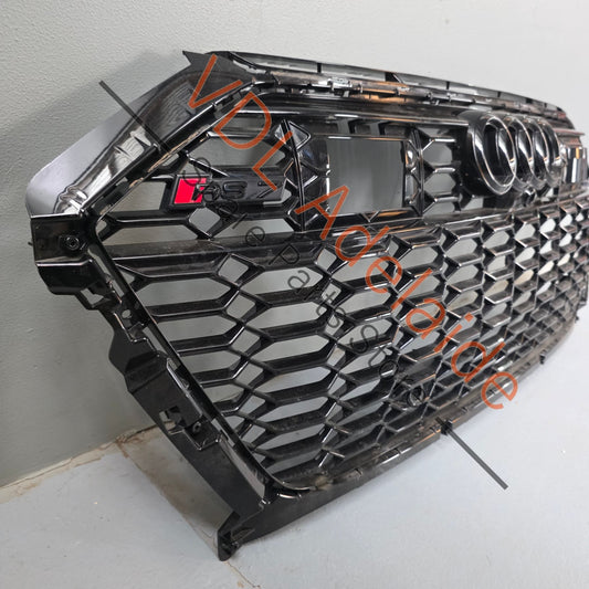 4K8853651FT94 4K8853651F   Genuine Audi RS7 4K Front Grille Black Glossy 4K8853651F T94 **some damage**