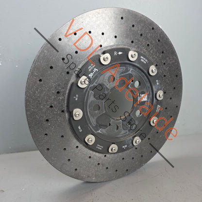 4M0615602J    Audi RS6 RS7 RS8 Carbon Ceramic Rear Right Brake Disc Rotor 370mm x 30mm 4M0615602J
