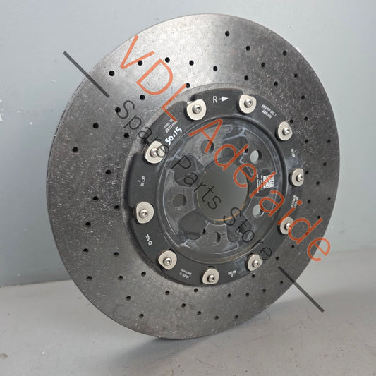4M0615602J    Audi RS6 RS7 RS8 Carbon Ceramic Rear Right Brake Disc Rotor 370mm x 30mm 4M0615602J