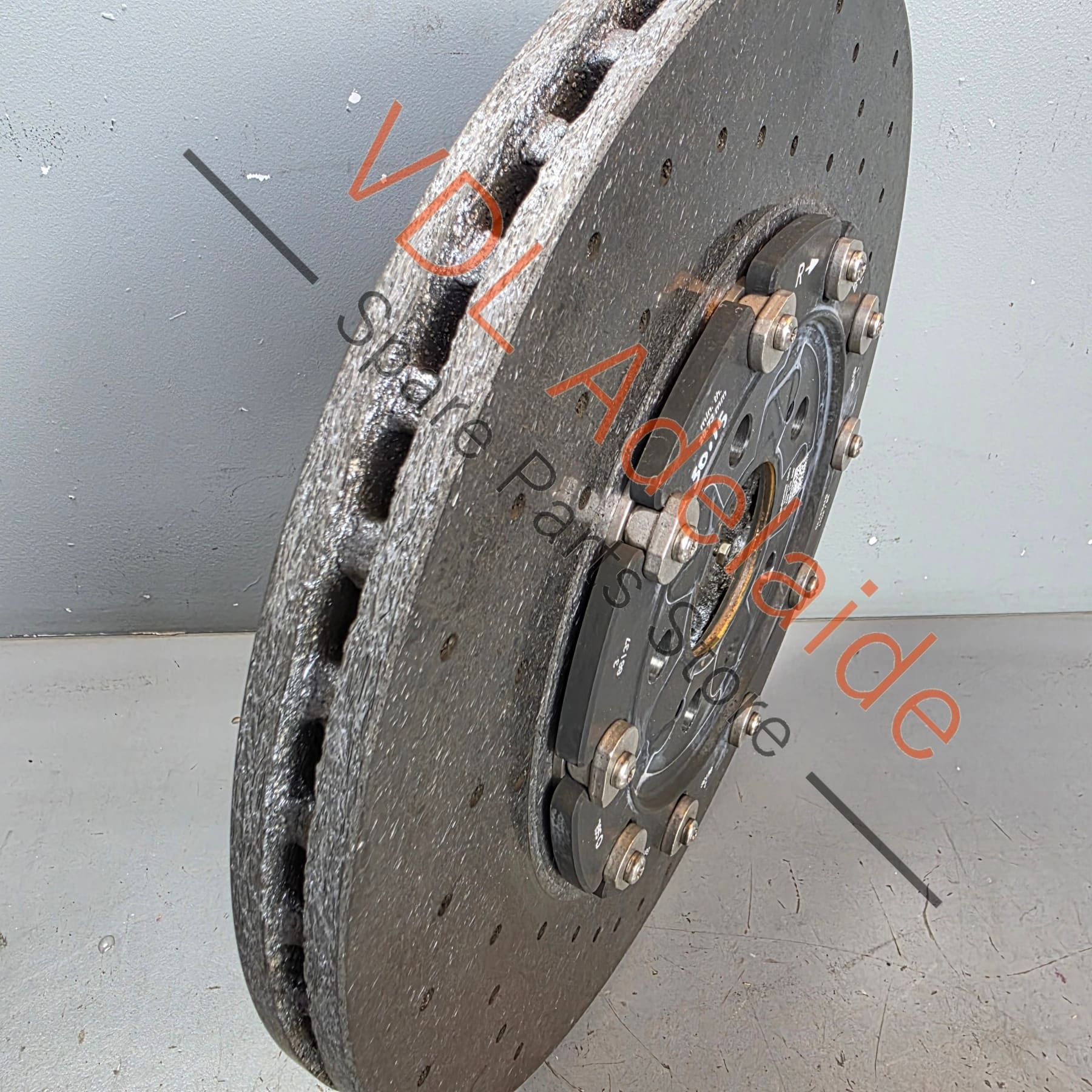 4M0615602J    Audi RS6 RS7 RS8 Carbon Ceramic Rear Right Brake Disc Rotor 370mm x 30mm 4M0615602J