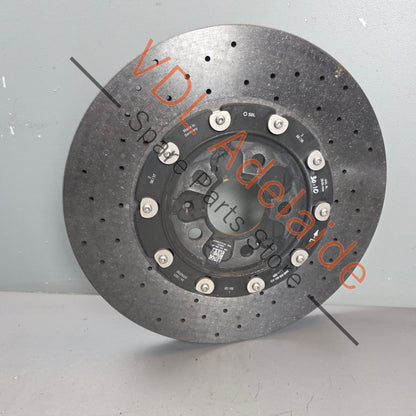 4M0615601AD    Audi RS6 RS7 RS8 Carbon Ceramic Rear Left Brake Disc Rotor 370mm x 30mm 4M0615601AD