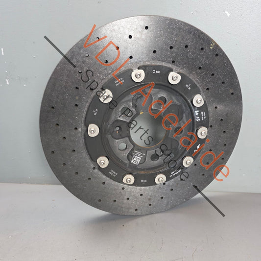 4M0615601AD    Audi RS6 RS7 RS8 Carbon Ceramic Rear Left Brake Disc Rotor 370mm x 30mm 4M0615601AD