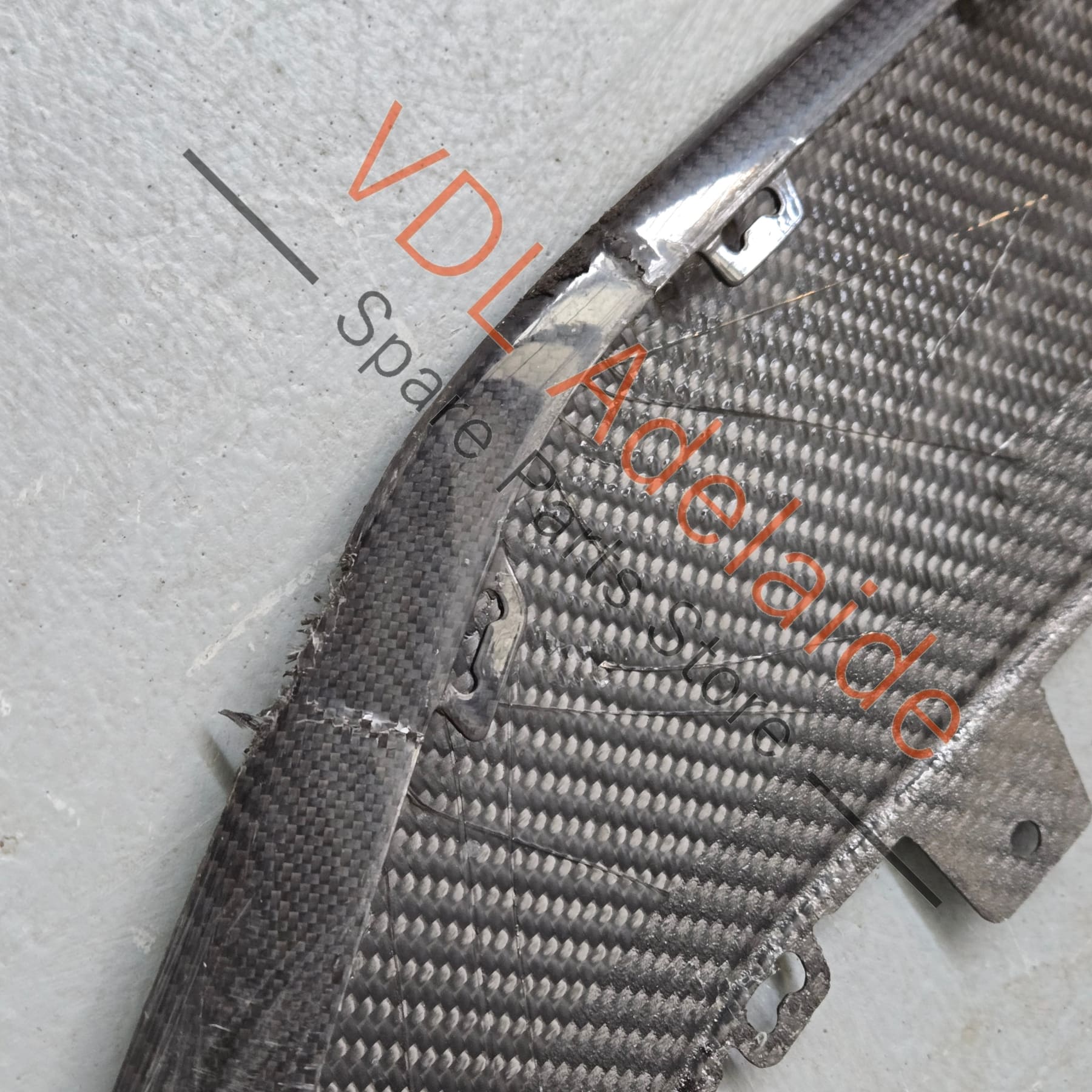 4K8807717B3Q0 4K8807717B   Genuine OEM Audi RS6 RS7 Front Splitter Carbon **Damaged Stock** 4K8807717B 3Q0