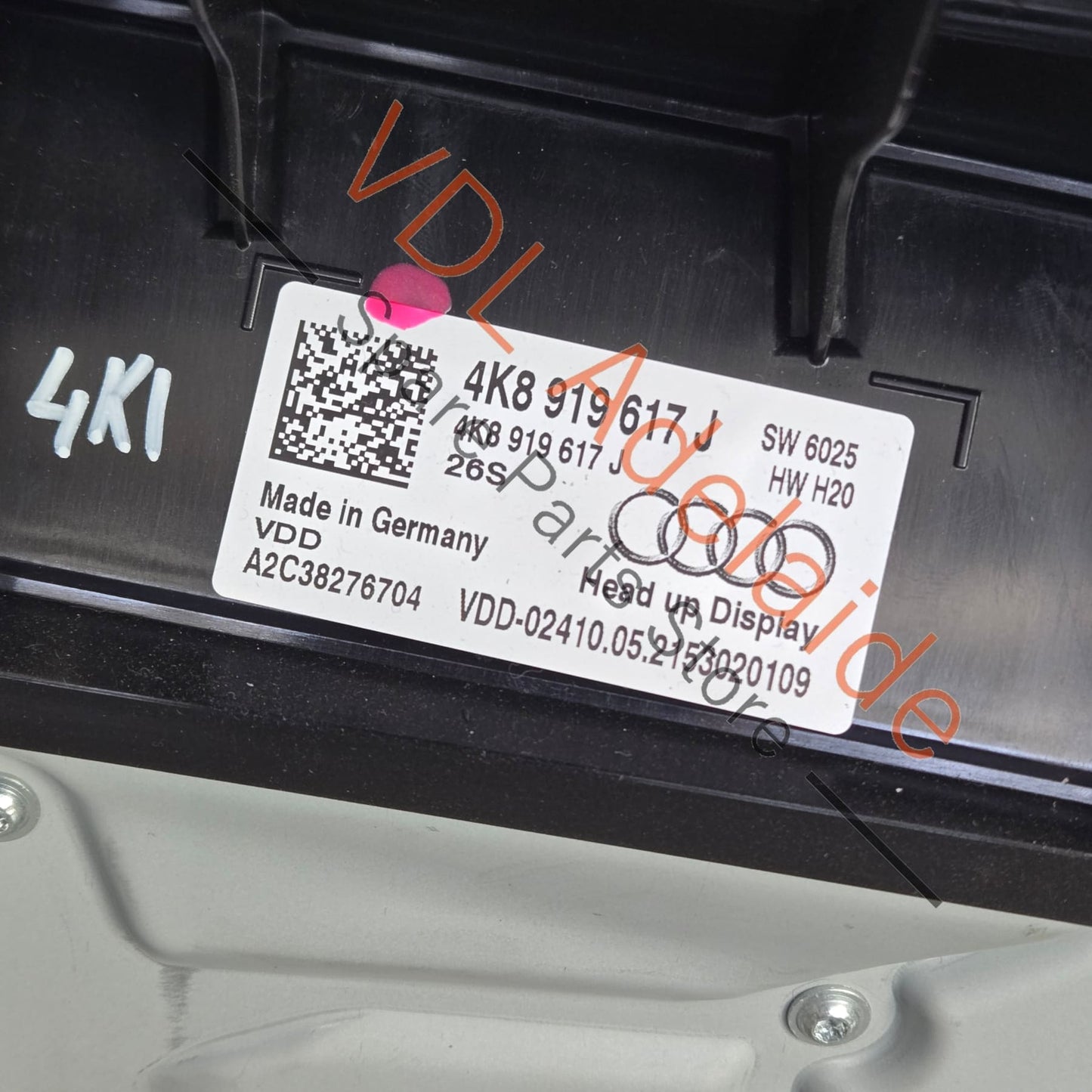 4K8919617J    Audi RS7 Heads Up Display Projector Screen 4K8919617J