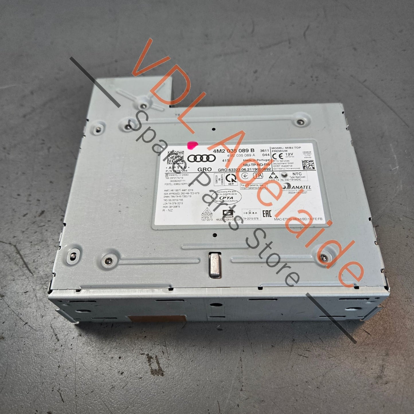 4M2035089B 4M2035089D   Audi RS7 Main Central Computer for MIB3 Premium