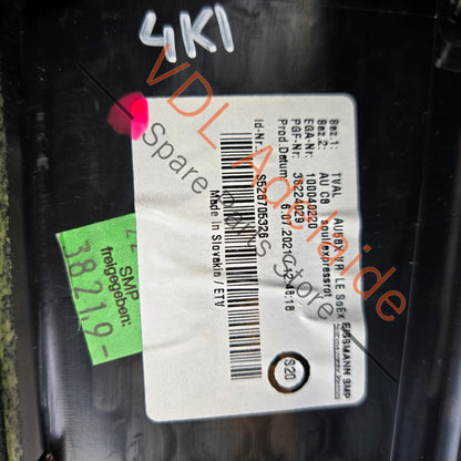 4K0867173BDWR 4K0867174BDWR 4K0867373BDWR 4K0867374BDWR Audi RS7 C8 4K Set of 4x Leather Interior Door Handles with red stitch