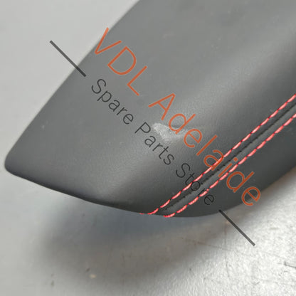 4K0867173BDWR 4K0867174BDWR 4K0867373BDWR 4K0867374BDWR Audi RS7 C8 4K Set of 4x Leather Interior Door Handles with red stitch