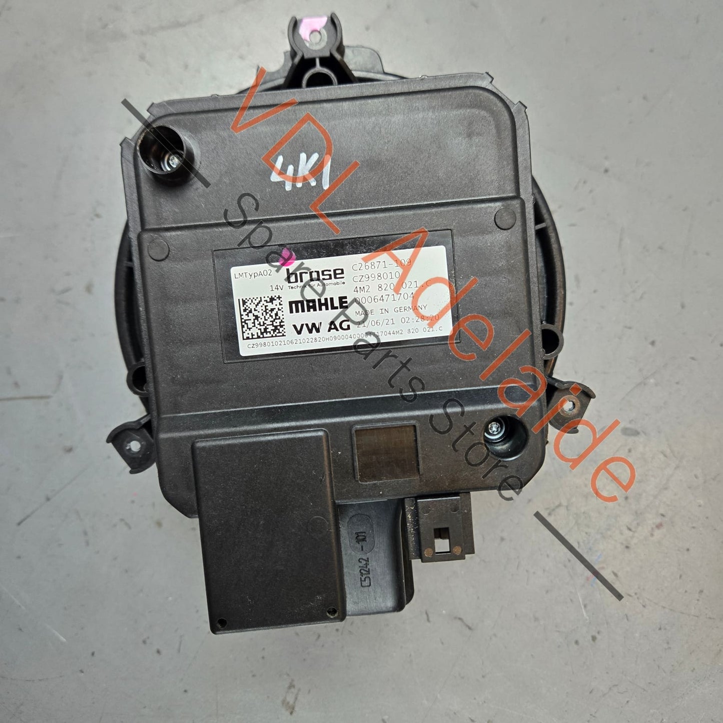4M2820021C 4M2820021   Audi Volkswagen Heater Blower Fan Motor 4M2820021 4M2820021C