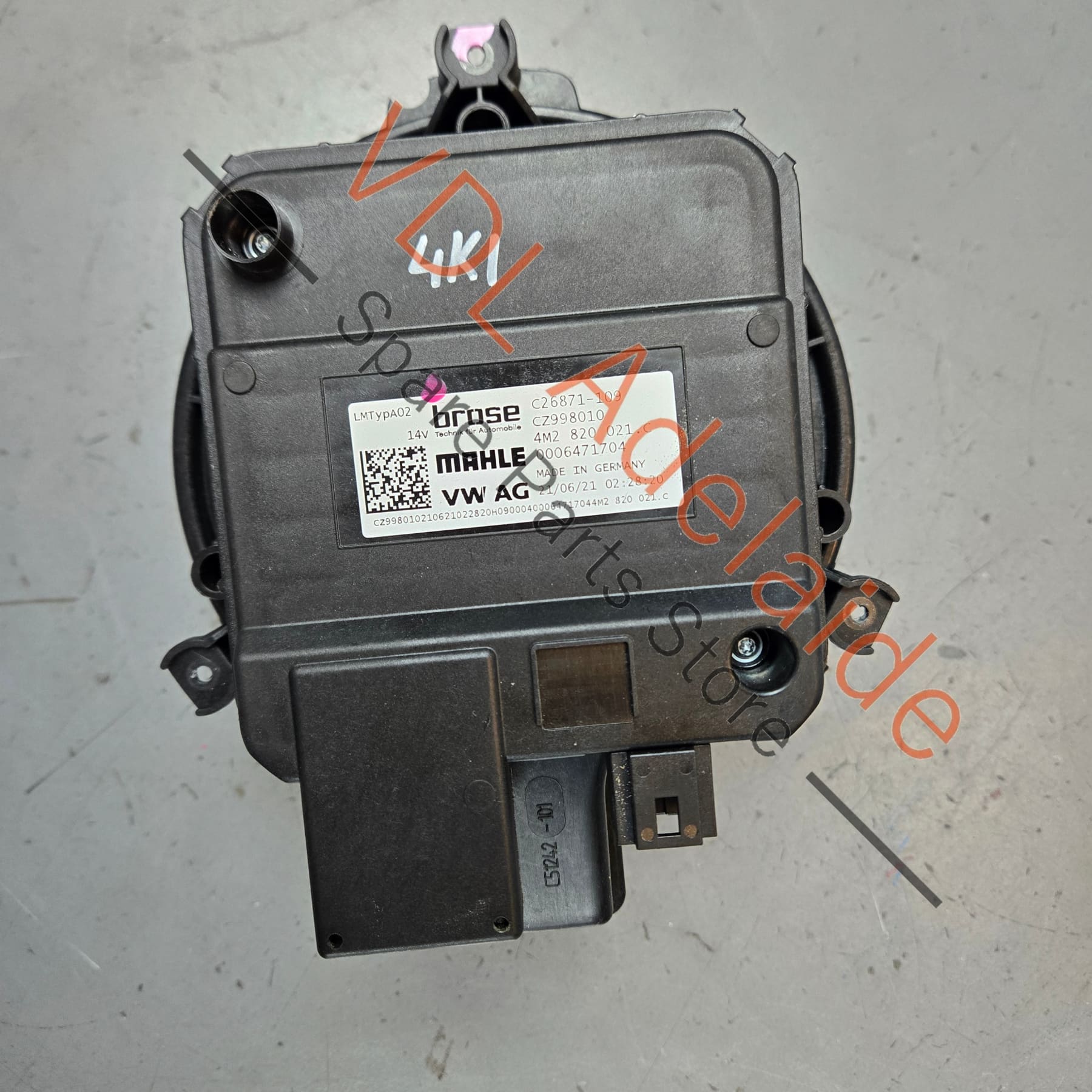 4M2820021C 4M2820021   Audi Volkswagen Heater Blower Fan Motor 4M2820021 4M2820021C