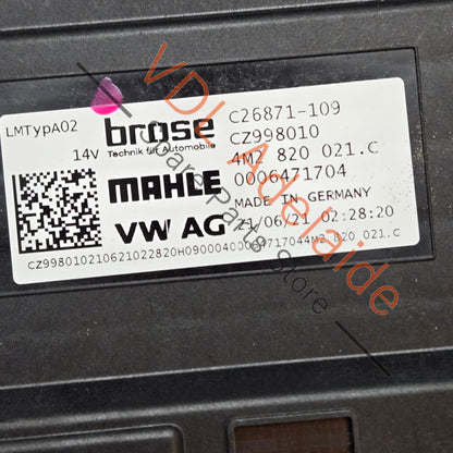 4M2820021C 4M2820021   Audi Volkswagen Heater Blower Fan Motor 4M2820021 4M2820021C