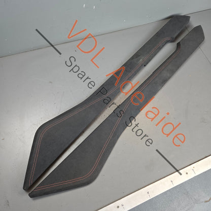 4K0863305DTPE 4K0863306DTPE 4K0863305D 4K0863306D Audi RS7 RS6 Alcantara w Red Stitch Centre Console Trim Set 4K0863305DTPE 4K0863306DTPE