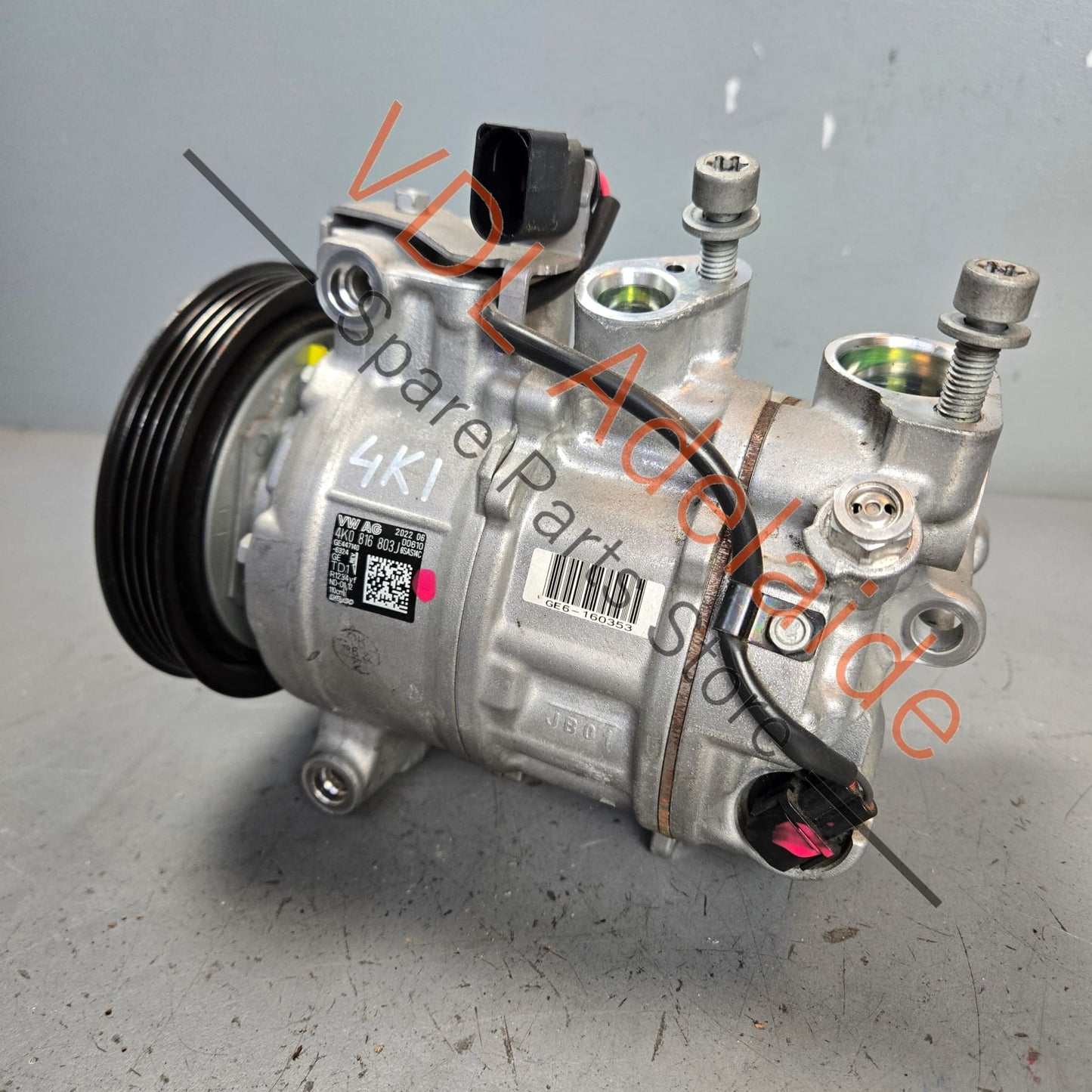 4K0816803J    Audi RS6 RS7 C8 4K AC Compressor 4K0816803J Genuine OEM