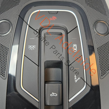 4K0947135AH 4K0947135AH6PS   Audi A4 A5 A7 Front Overhead Dome Reading Light & Sunroof Switch Panel 4K0947135AH 6PS