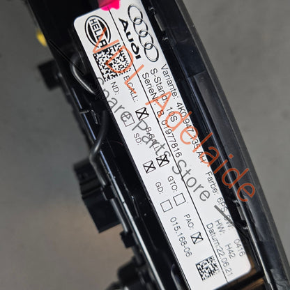 4K0947135AH 4K0947135AH6PS   Audi A4 A5 A7 Front Overhead Dome Reading Light & Sunroof Switch Panel 4K0947135AH 6PS