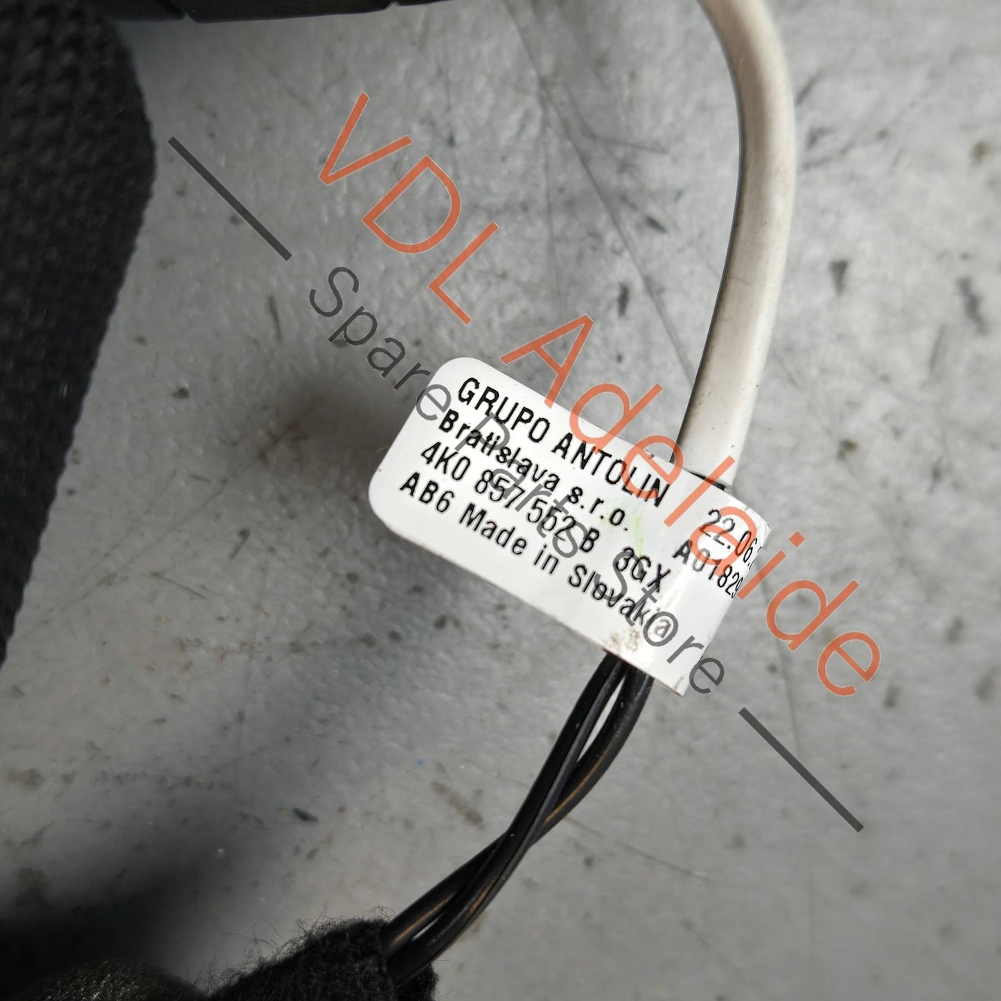 4K0857552B3GX    Audi A6 A7 Interior Sun Visor Sunvisor 4K0857552B 3GX Right Side Black