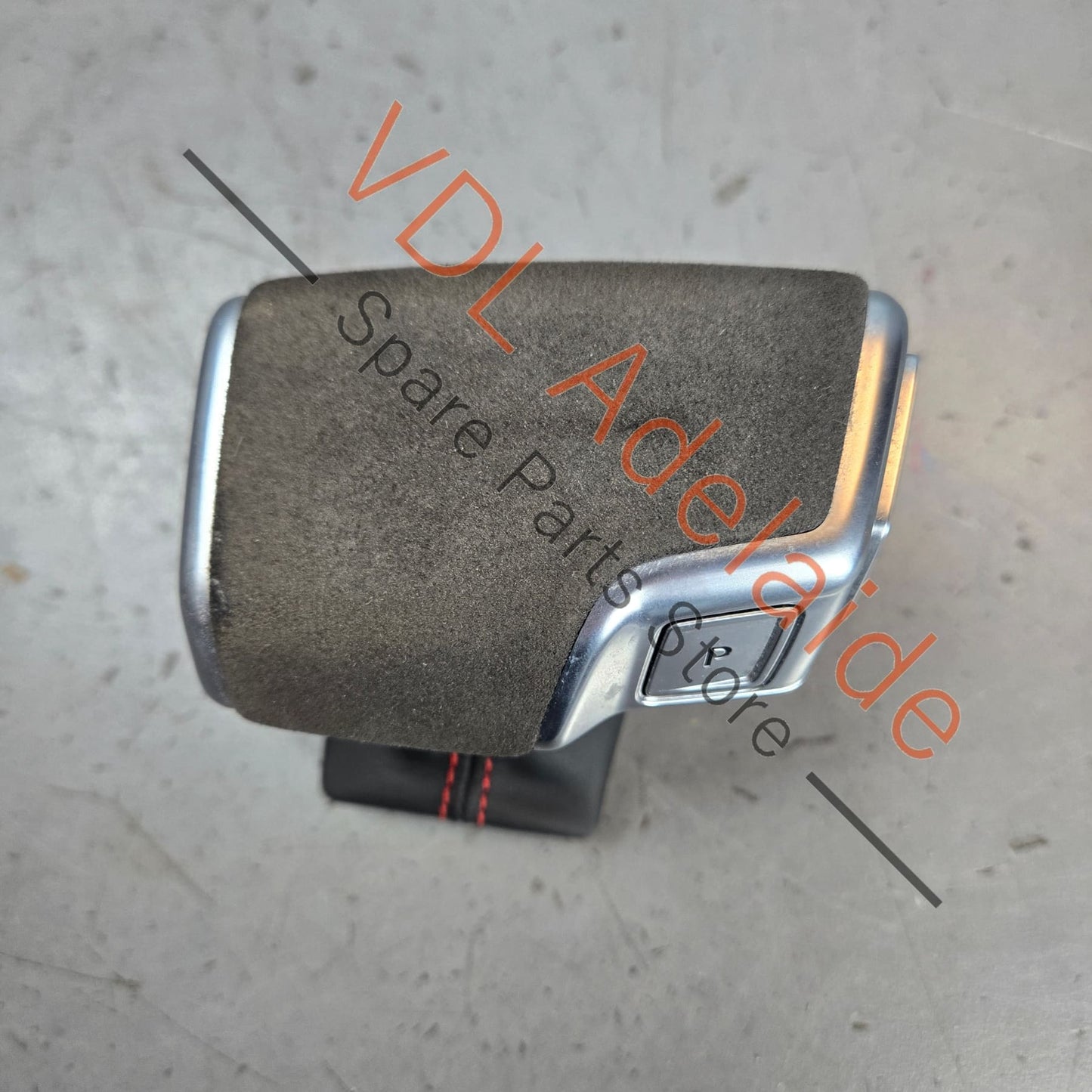 4K2713139H25M 4K2713139H25M 4K2713140FDWJ  Genuine Audi RS Alcantara RS3 RS4 RS5 RS6 RS7 SQ5 SQ7 Automatic Shift Knob with Red Stitch