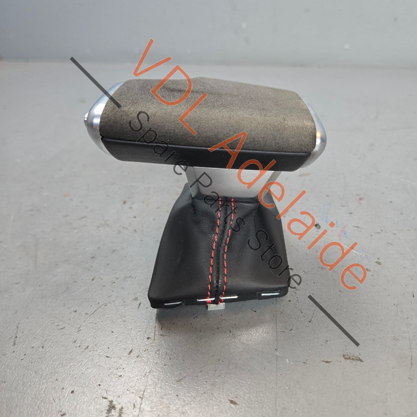 4K2713139H25M 4K2713139H25M 4K2713140FDWJ  Genuine Audi RS Alcantara RS3 RS4 RS5 RS6 RS7 SQ5 SQ7 Automatic Shift Knob with Red Stitch