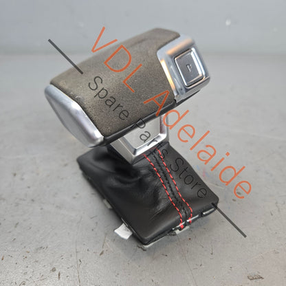 4K2713139H25M 4K2713139H25M 4K2713140FDWJ  Genuine Audi RS Alcantara RS3 RS4 RS5 RS6 RS7 SQ5 SQ7 Automatic Shift Knob with Red Stitch