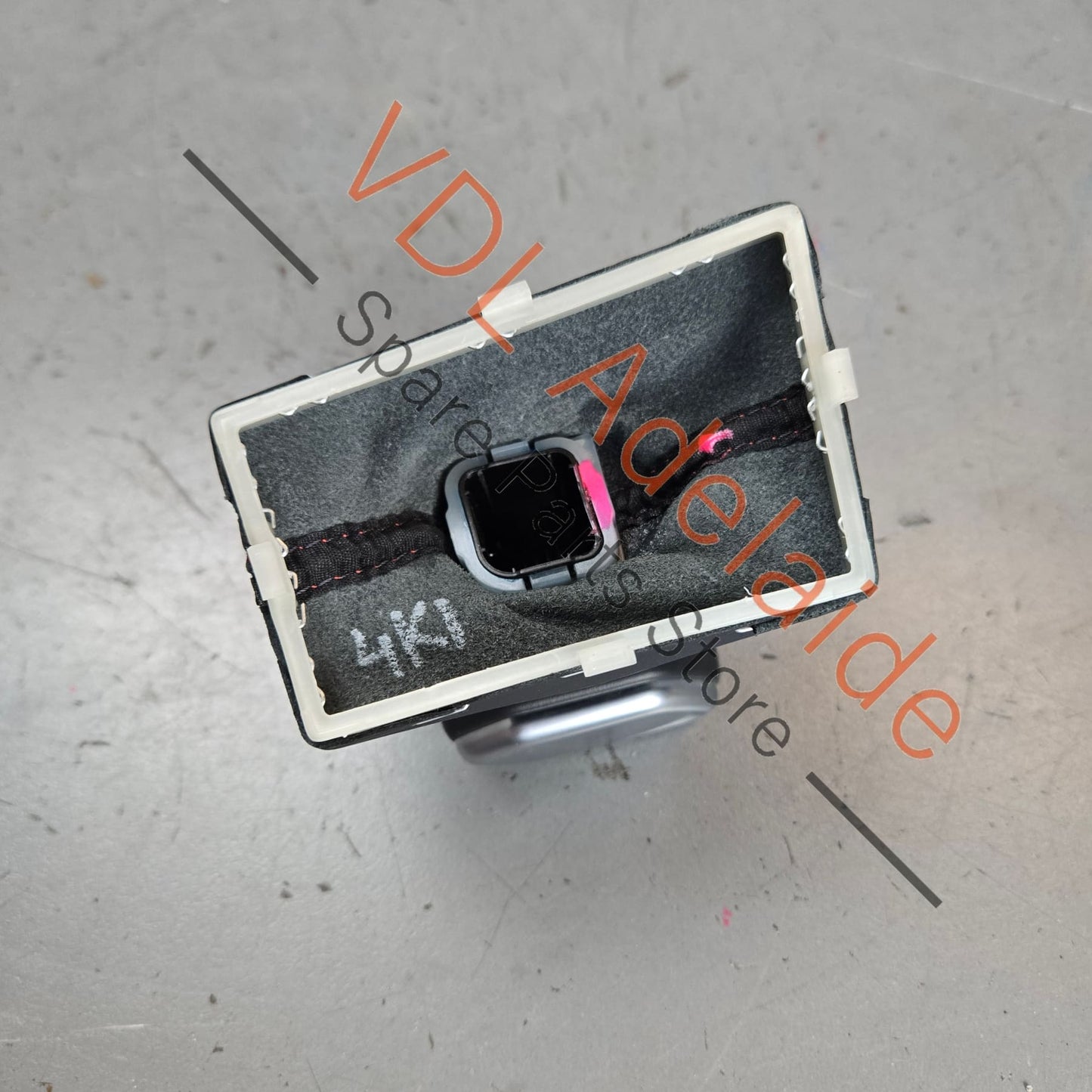 4K2713139H25M 4K2713139H25M 4K2713140FDWJ  Genuine Audi RS Alcantara RS3 RS4 RS5 RS6 RS7 SQ5 SQ7 Automatic Shift Knob with Red Stitch