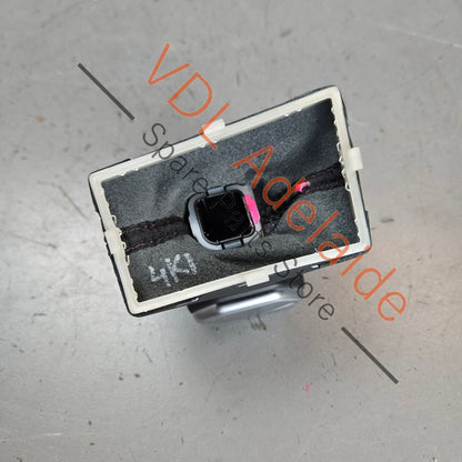 4K2713139H25M 4K2713139H25M 4K2713140FDWJ  Genuine Audi RS Alcantara RS3 RS4 RS5 RS6 RS7 SQ5 SQ7 Automatic Shift Knob with Red Stitch