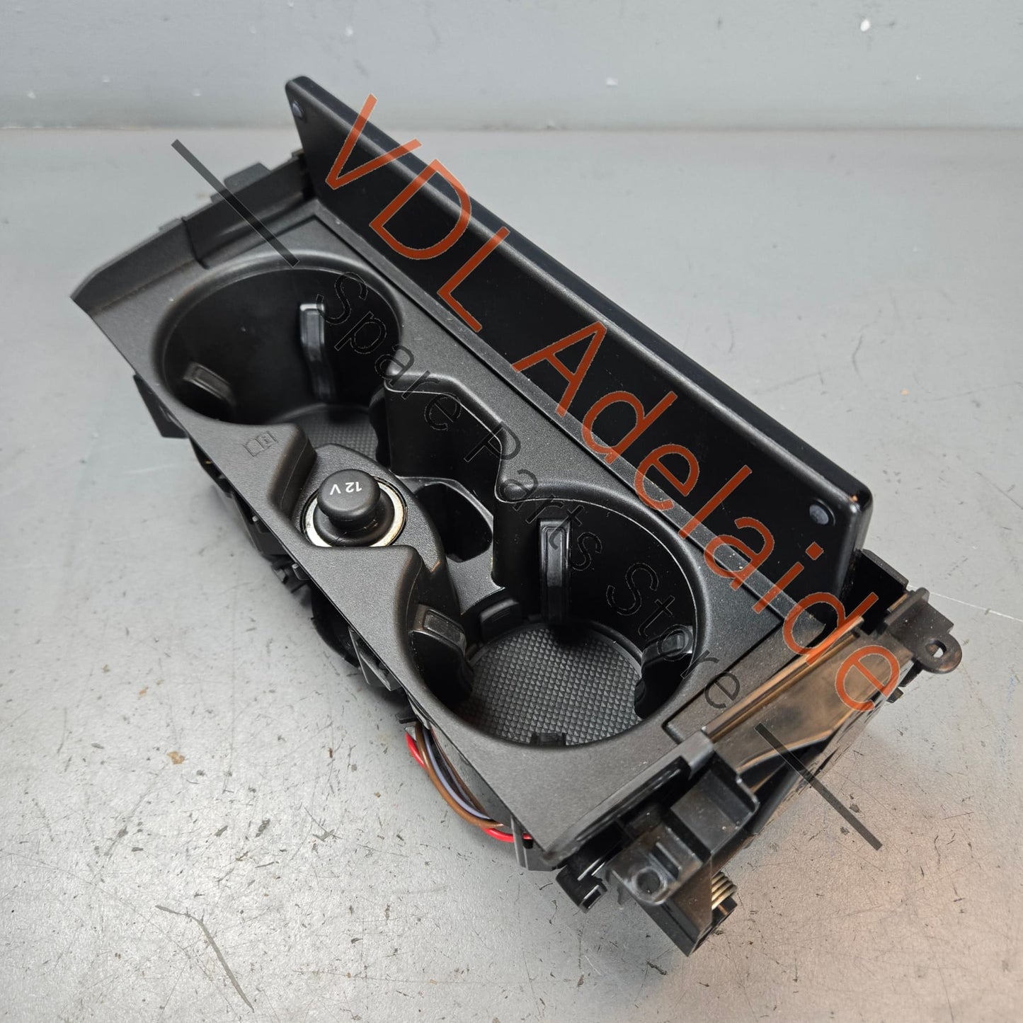 4K2862533B4PK 4K2864365MV58   Audi RS6 RS7 Centre Console Drinks Holder Cabinet w Opening Door Gloss Black 4K2862533B 4PK 4K2864365M V58