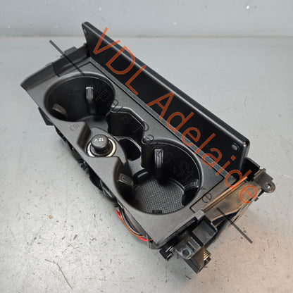 4K2862533B4PK 4K2864365MV58   Audi RS6 RS7 Centre Console Drinks Holder Cabinet w Opening Door Gloss Black 4K2862533B 4PK 4K2864365M V58