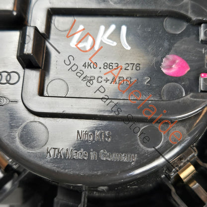 4K2862533B4PK 4K2864365MV58   Audi RS6 RS7 Centre Console Drinks Holder Cabinet w Opening Door Gloss Black 4K2862533B 4PK 4K2864365M V58