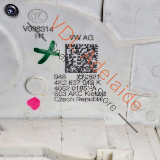 4K2837016K    Audi Q8 A7 A6 Urus Door Lock Mechanism Front Left 4K2837016K
