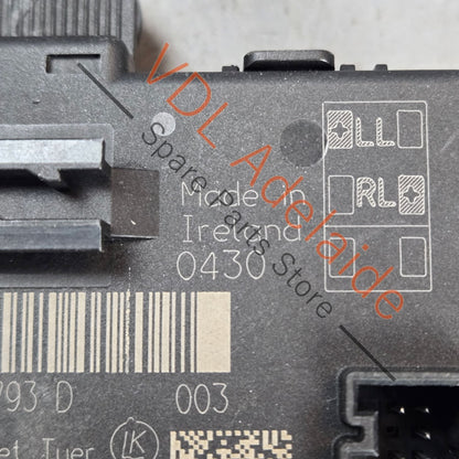4M1959793J    Audi RS7 RS6 SQ5 A8 Touareg Urus Door Control Unit Drivers Door 4M1959793J