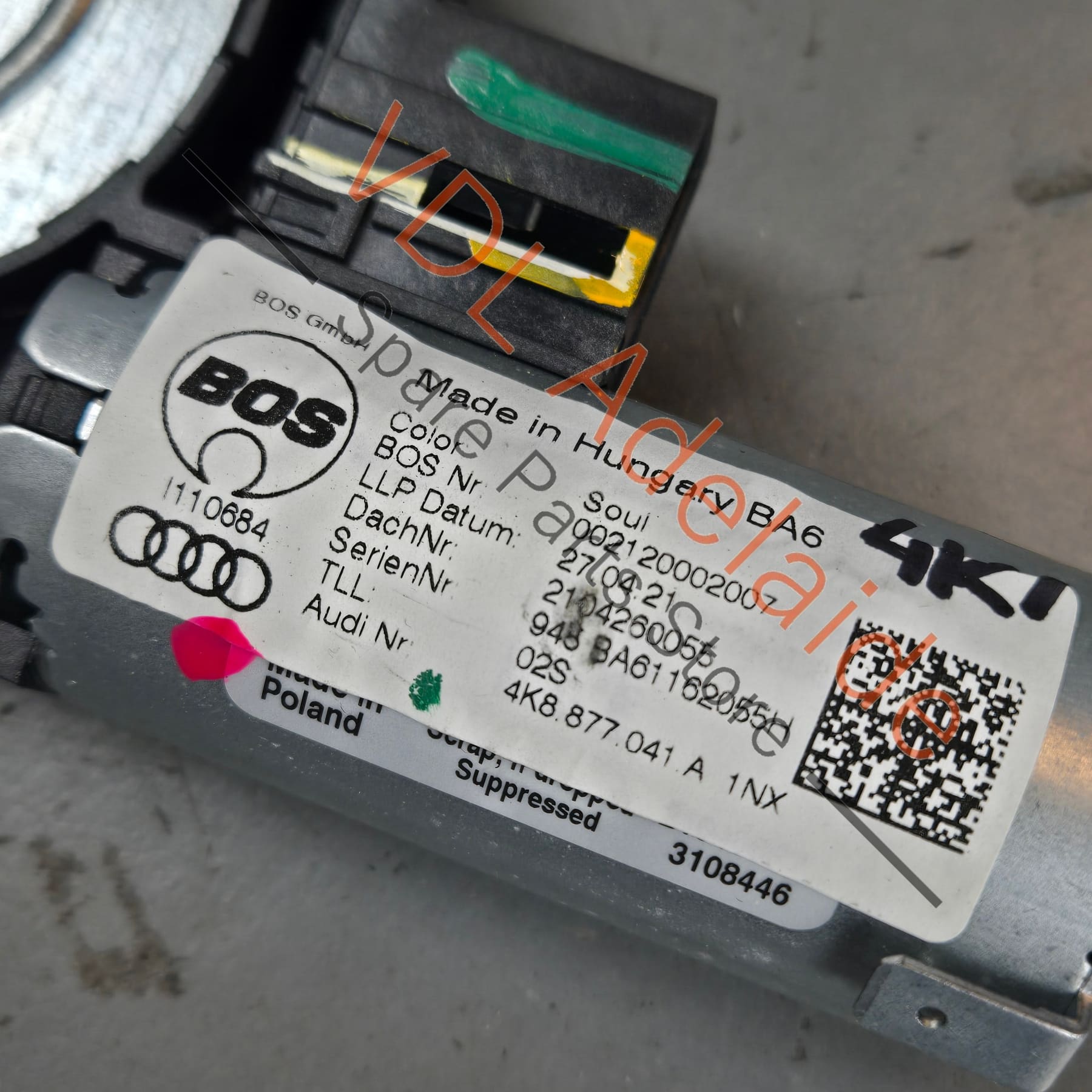 4K8877041A 4K8959591   Audi A7 Q8 Etron Sunroof Window Shade Roof Drive Motor 4K8959591 4K8877041A