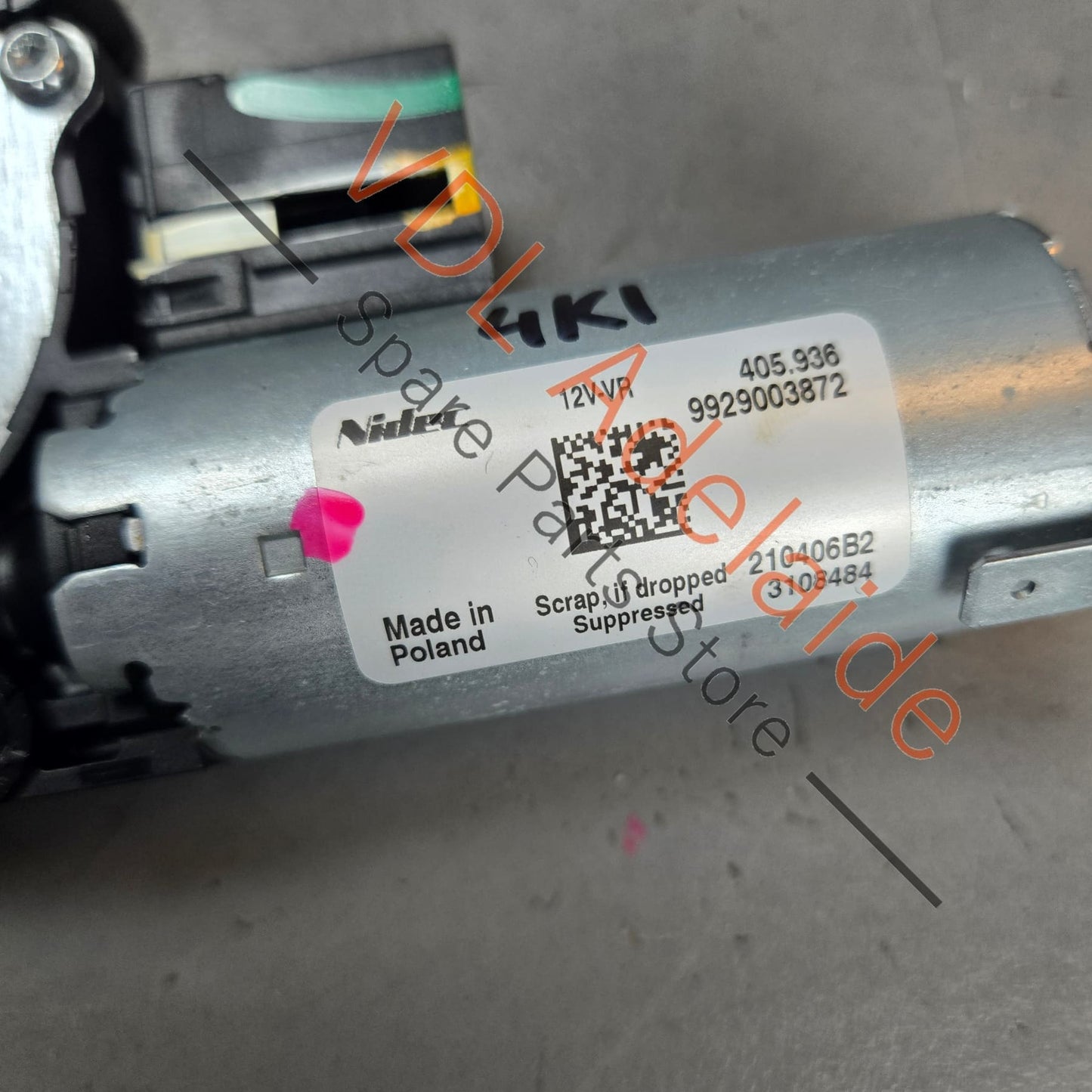 9929003872 4K8959591   Audi A7 Q8 Etron Sunroof Window Shade Roof Drive Motor 4K8959591 9929003872