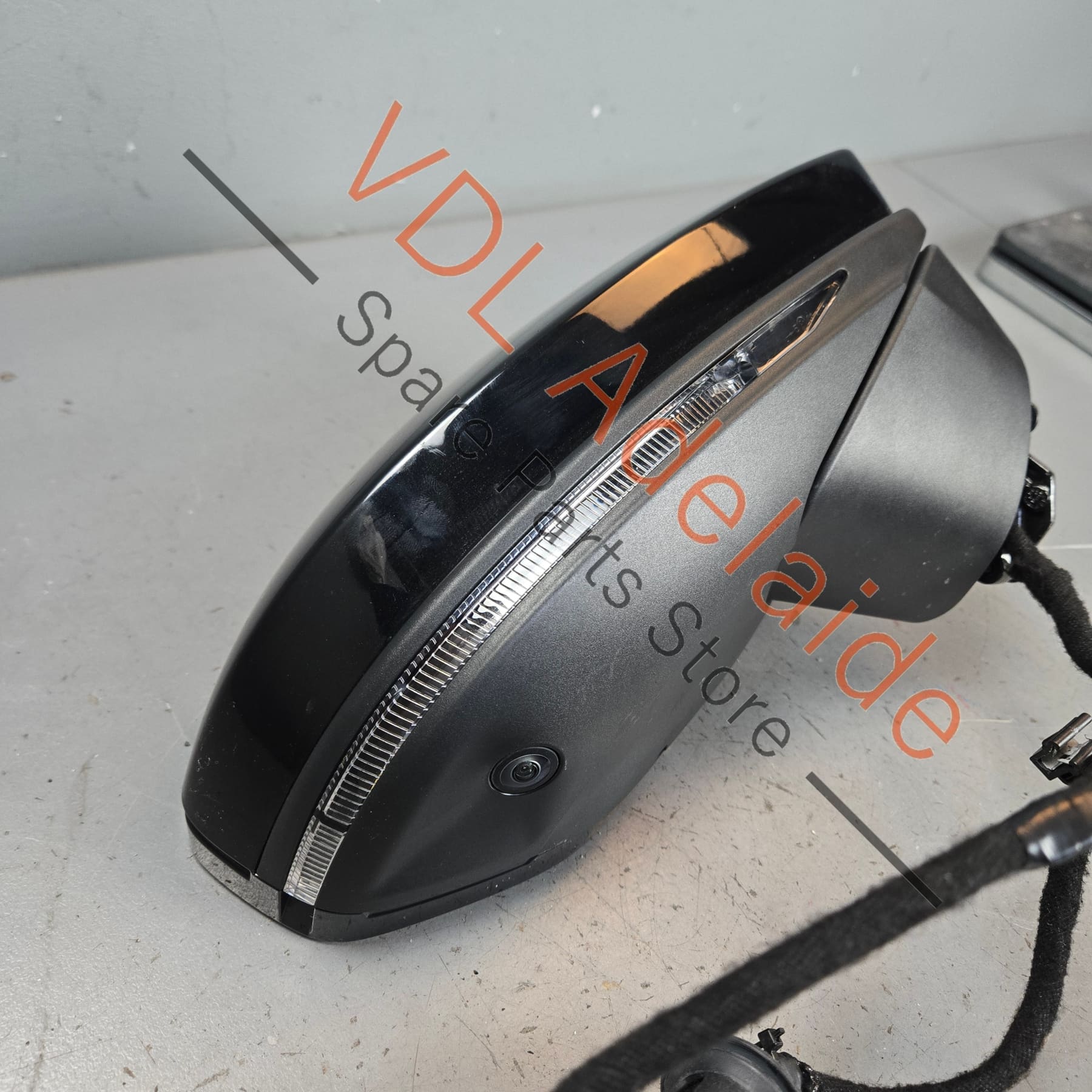 4N0857536E 4K8857410AH9B9   Audi RS7 Right Side Exterior Wing Mirror w Lane Assist Automatic Dimming Power Fold Parking Camera 4K8857410AH 9B9 4N0857536E