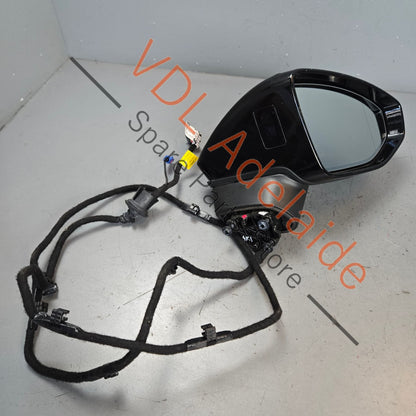 4N0857536E 4K8857410AH9B9   Audi RS7 Right Side Exterior Wing Mirror w Lane Assist Automatic Dimming Power Fold Parking Camera 4K8857410AH 9B9 4N0857536E