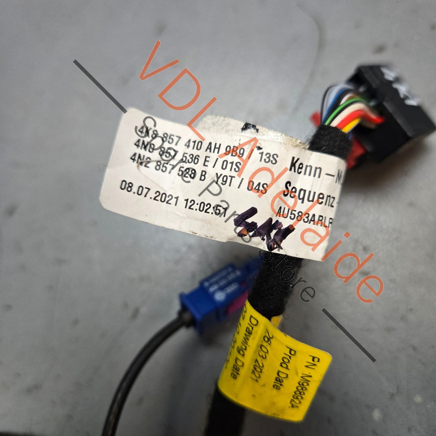 4N0857536E 4K8857410AH9B9   Audi RS7 Right Side Exterior Wing Mirror w Lane Assist Automatic Dimming Power Fold Parking Camera 4K8857410AH 9B9 4N0857536E