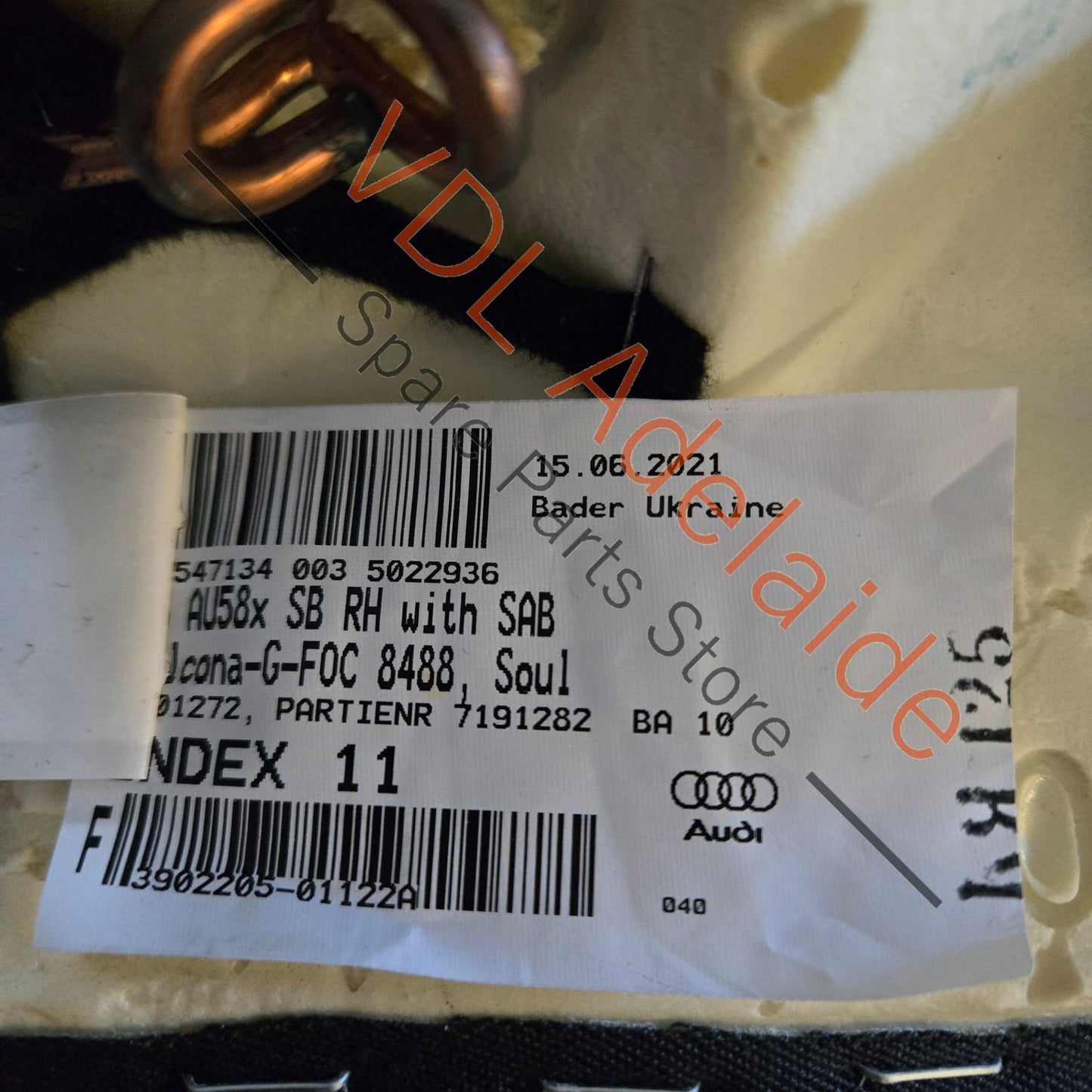 4K0880442J 4K0880442H   Audi A7 S7 RS7 Right Rear Seat Airbag 4K0880442J 4K0880442H